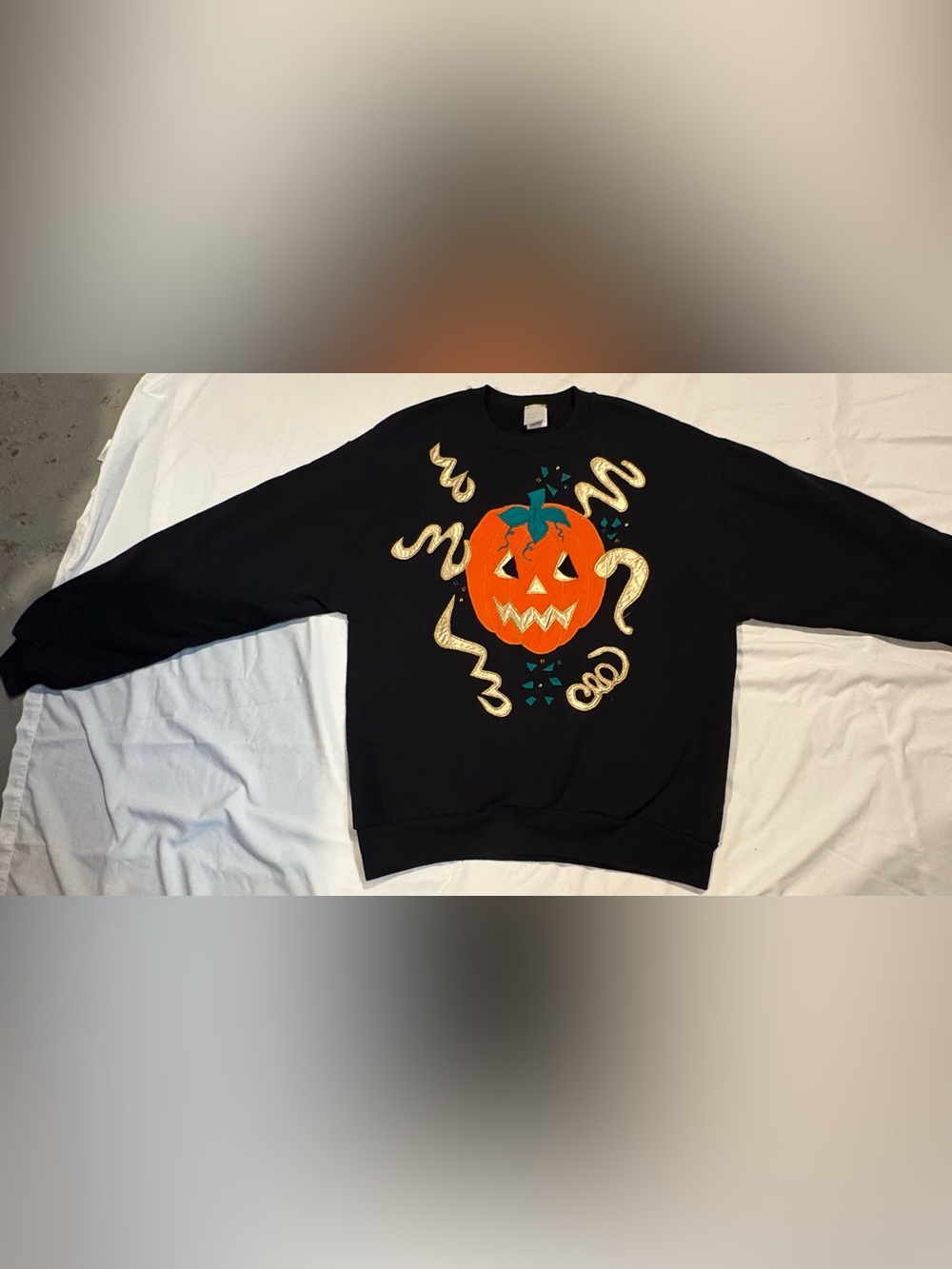 Vintage Jerzees USA Halloween Womens Size:Large Sweatshirt